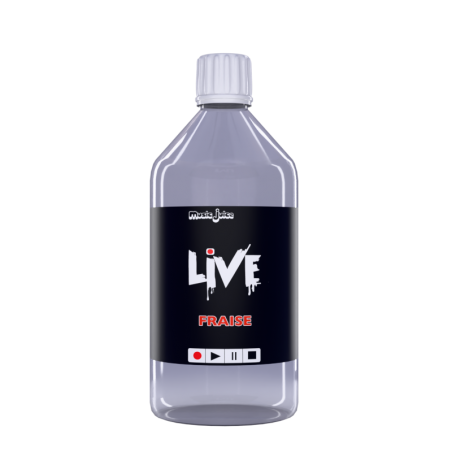 E-liquide saveur fraise 1l-LIVE