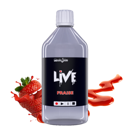E-liquide saveur fraise 1l-LIVE