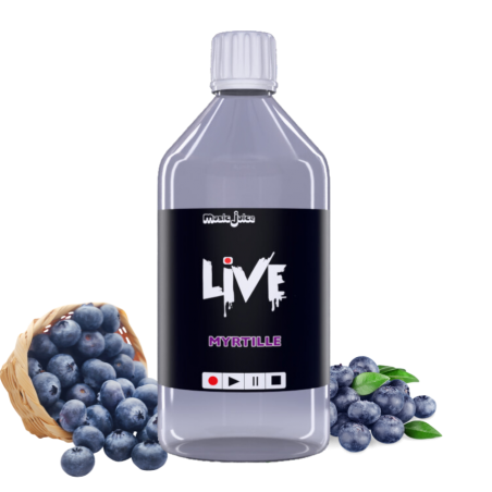 E-liquide LIVE Myrtille 1 Litre – Music-Juice