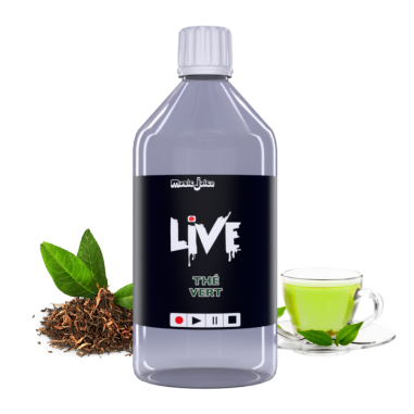 E-Liquide LIVE thé vert 1 Litre – Music-Juice