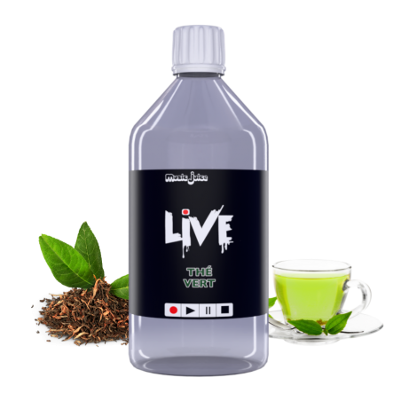 E-Liquide LIVE thé vert 1 Litre – Music-Juice